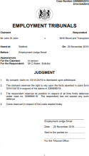 Mr J St John V NHS Blood And Transplant-3306669-2018-CPH Judgment